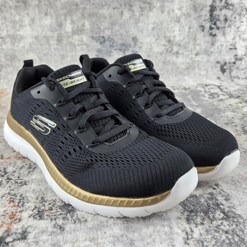 Skechers Slip ins Summits Shoes Womens 7 Black Night Chic Casula Comfort Walking
